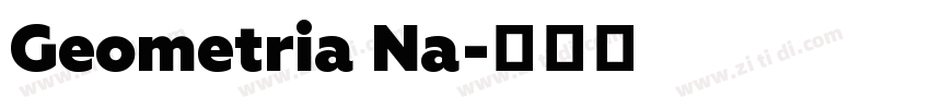 Geometria Na字体转换